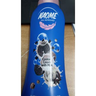 جل استحمام نعومي 750 مل - cookies cream with milk                         