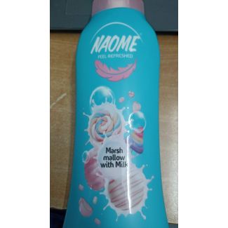 جل استحمام نعومي 750 مل - marshmallow with milk       