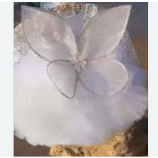 فستان تنكري فراشة ابيض (تنورة وفراشة)88/11