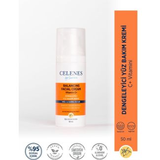 كريم ترطيب للوجه الطبيعي للبشرة الدهنية بفيتامين سي 50 مل