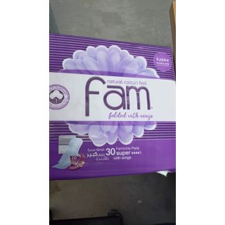 فام فوط بالاجنحة صحية 30 حبة