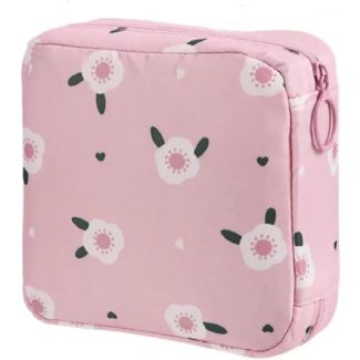 جزدان فوط صحية 10/5 - ورد زهري