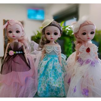 3D دمية لعبة اطفال عروس D9XH