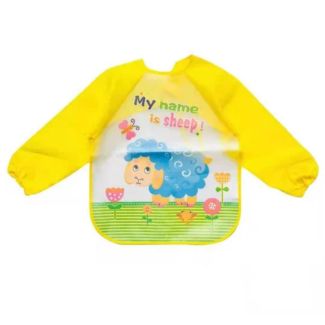 مريول اطفال مع كمام  22/1 +22/2 (خاروف- اصفر)