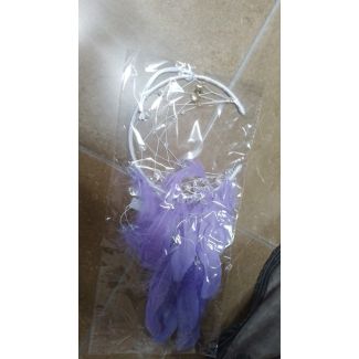 تعليقة رمضان يدوية 30/7-هلال مع ريش