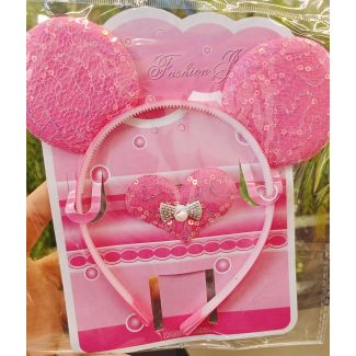 طوق شعر مع بكلة 54/3 (قلب)