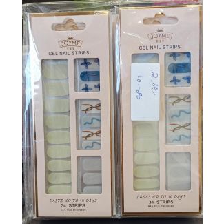 شرائح اظافر جل 10/80 (ابيض)