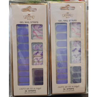 شرائح اظافر جل 10/80 (بنفسجي)