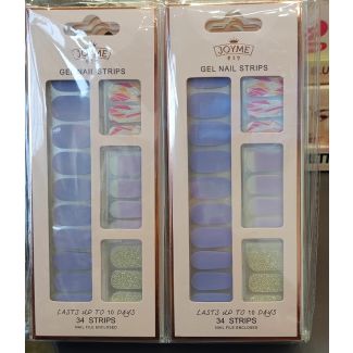 شرائح اظافر جل 10/80 (بنفسجي)