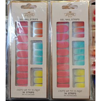 شرائح اظافر جل 10/80 (زهري و الوان)