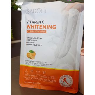 ماسك قدم فيتامين سي -SADOER VC WHITENING FOOT MASK