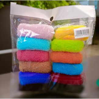 كيس ربطات شعر 12 بكلة ملونة 58/1