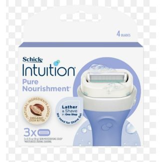 غيار شفرات شيك انتويشن 3قطع - زبدة الكاكاو(INTUITION PURE NOURISHMENT )