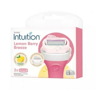 غيار شفرات شيك انتويشن 3قطع - ليمون(INTUITION LEMON BERRY BREEZE )