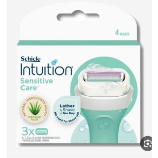 غيار شفرات شيك انتويشن 3قطع - الوفيرا(INTUITION SENSITIVE CARE)