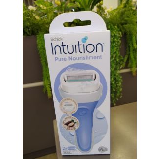 ماكينة حلاقة نسائية شيك انتويشن مع صابونة - زبدة الكاكاو(PURE NOURISHMENT)