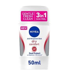 ستيك نيفيا مزيل عرق 50 مل 3*1 - dry comfort (ابيض)