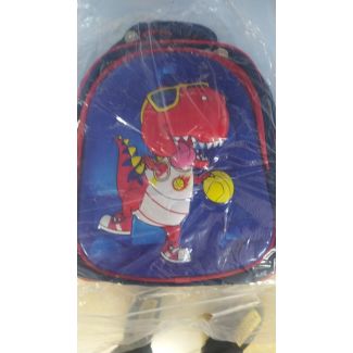 حقيبة مدرسية 24/8+24/11 - ديناصور احمر