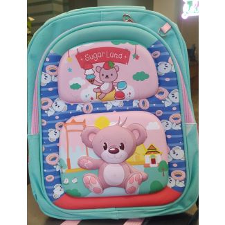  حقيبة مدرسية 59/5- رسمة دبدوب /ازرق