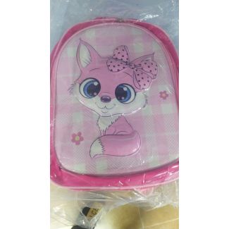 حقيبة مدرسية 24/8+24/11 - قطة زهري