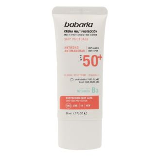 كريم وقاية من الشمس باباريا 50 مل - بدون لون 