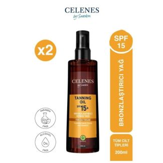 CELENES Taning oil spf 15+ 200 ml
