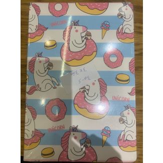 اربع دفاتر صغير يوني كورن 30/5