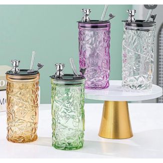 مطرة ميني مع مصاصة ومجسم دبدوب 8/145  