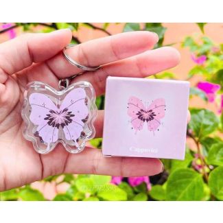 PINK 3/120 حومرا ميدالية فراشة