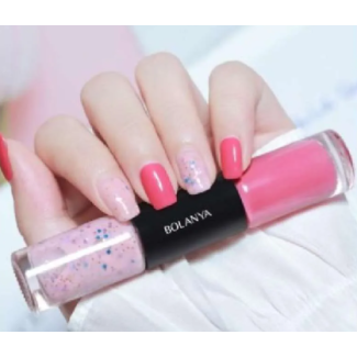  C116  مناكير زوجي زهري فاتح وجلتر