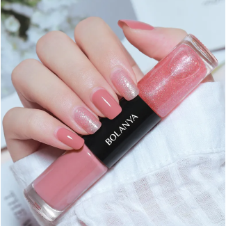 (c133 )  مناكير زوجي زهري فاتح وجلتر زهري