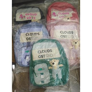 شنتة مدرسية كبيره مع دبدوب 4/1