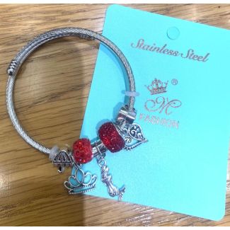 اسوارة باندورا احمررر (قلب وحورية) 17/1 SET-10