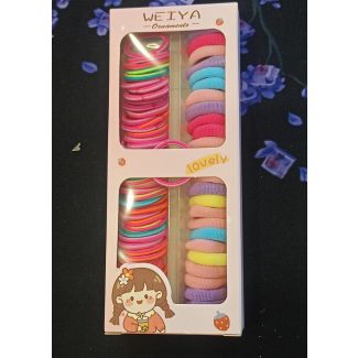 ربطات شعر اطفال صغيرة 1/10 - فوشي