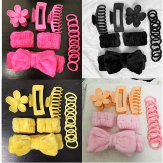 طقم بكل وملاقط شعر 79/59 - ازرق