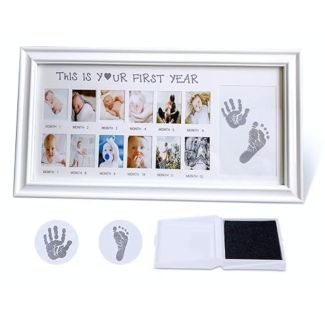 برواز بيبي 11/7 - 12 صورة + ختم قدم 