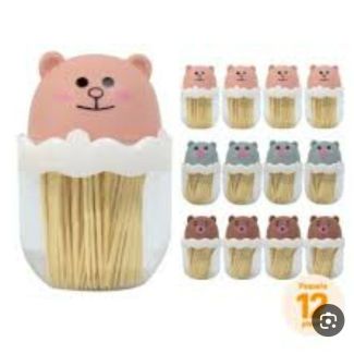 علب نكاشات اسنان شكل دبدوب 26/1