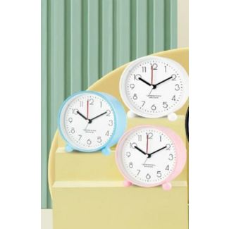 ساعة منبه  دائرية  سادة بدون اشكال 119/5