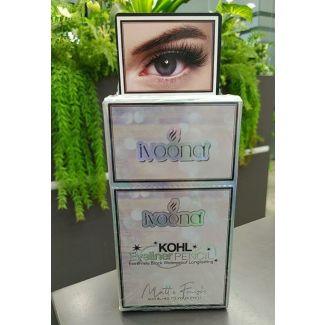 قلم تخطيط عيون اسود قاتم غير لامع ايفونا / EXTREMELY BLACK WATER PROOF 