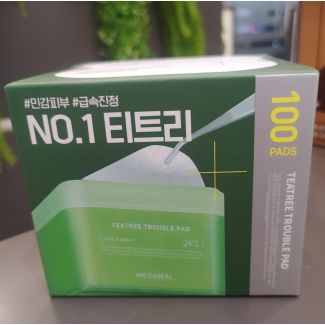 ضمادات تونر 100 قطعة بخلاصة شجرة الشاي  61/10-TEA TREE TROUBLE PAD