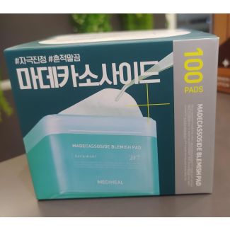 ضمادات تونر 100 قطعة ماديكاسوسايد لازالة الشوائب  61/10-MADECASSOSIDE BLEMISH PAD 