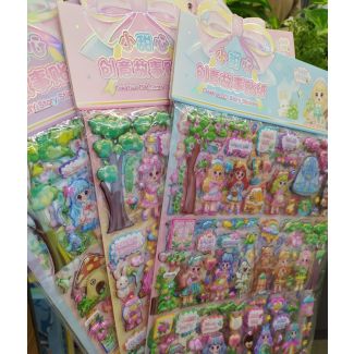 ستكرز اطفال (بنوتة/شجر/ورد) 6/8