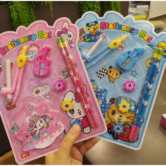 طقم قرطاسية 51/3 (قلم /محاية/دفتر نوت صغير)