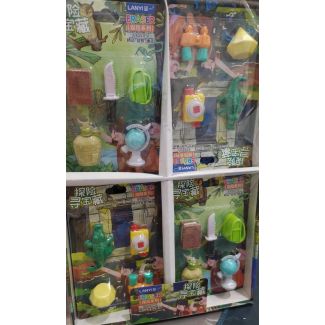 محايات اشكال 22/24 -تمساح /مطرة/كرة ارضية