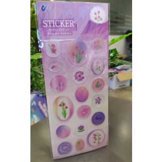 ستكرز اطفال 37/1 وروود لون بنفسجي -FLOWER