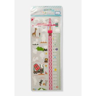 ستكرز حائط قياس طول الطفل 6/25 -  رافعة وحيوانات
