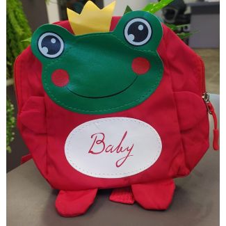 شنتة اطفال مع حبل حماية 59/10-ضفدع/احمررر