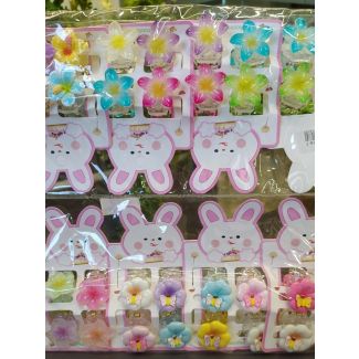 كرت ملاقط شعر صغيرة 18/7