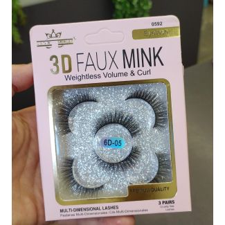 رموش صناعية  FAUX MINK 2/5 3D
