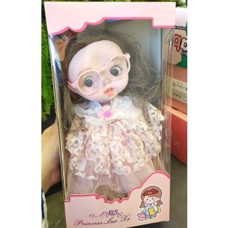 دمية اطفال موسيقى(فستان زهري / نضارة) 29/6